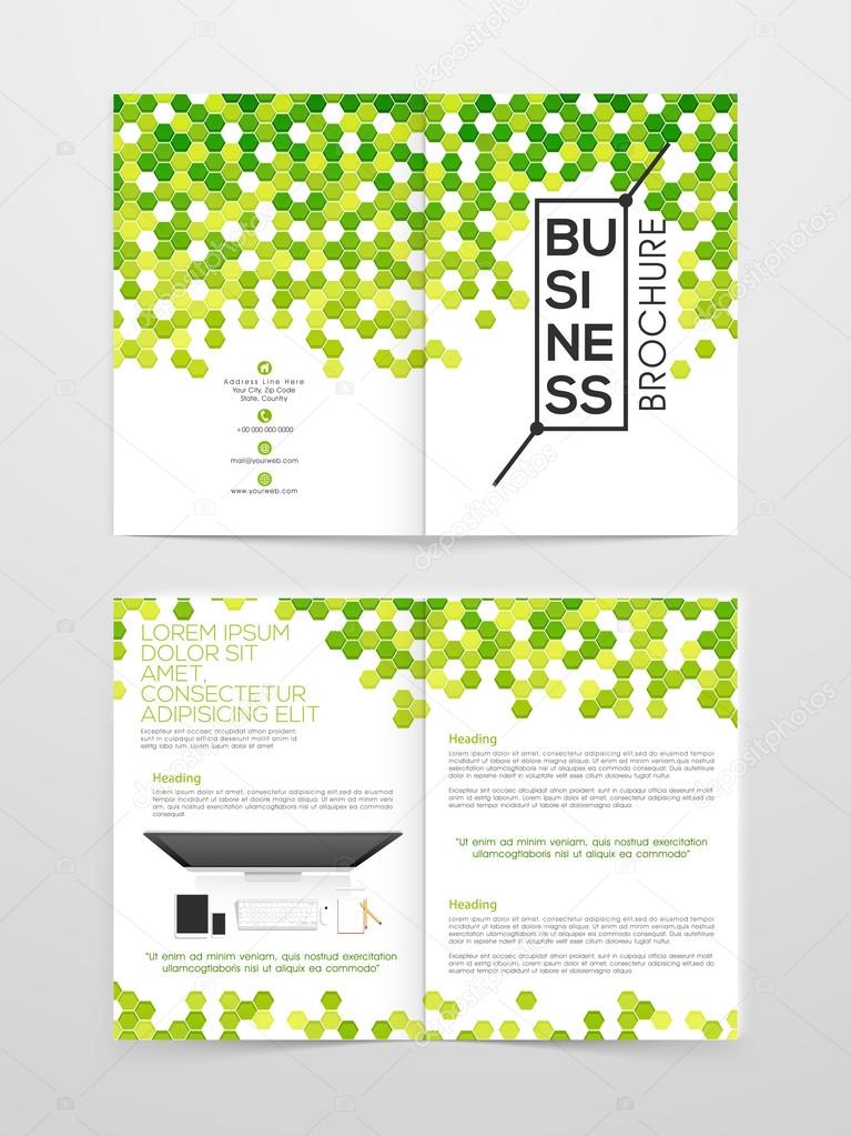 Stylish Two page Nature Flyer or Brochure design.