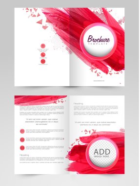 Soyut broşür, şablon ya da iş için el ilanı.