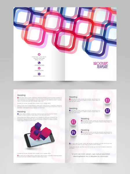 Business Flyer of Brochure stijlvol. — Stockvector