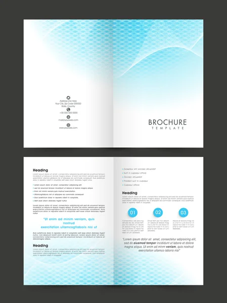 Design elegante di volantini d'affari o brochure . — Vettoriale Stock