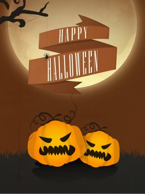 Cadılar Bayramı partisi kutlama için korkunç kabaklar.