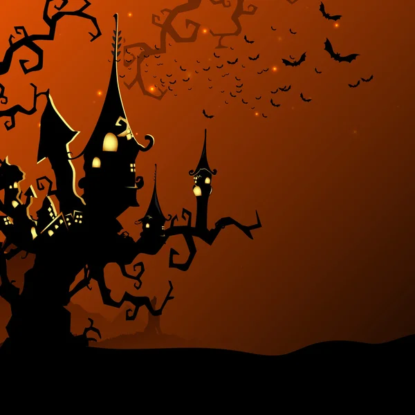 Creative Halloween Night background. — Stock Vector