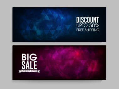 Büyük satış web üstbilgisi veya başlığı ayarla.