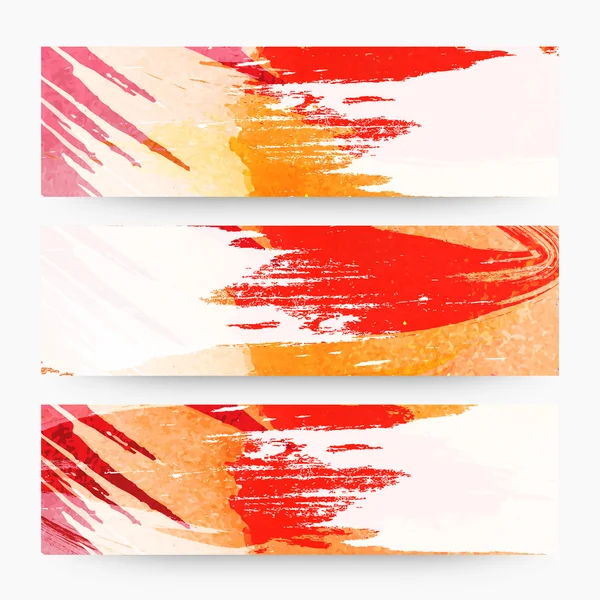 Conjunto abstrato de cabeçalho ou banner da web . — Vetor de Stock