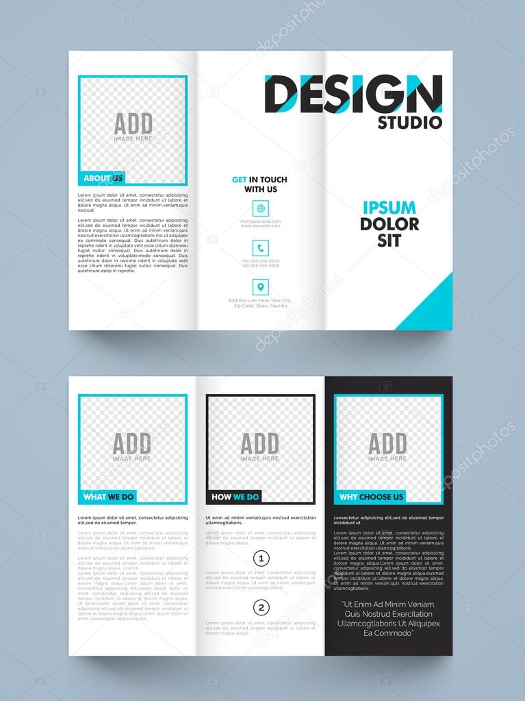 Stylish Trifold or brochure design.