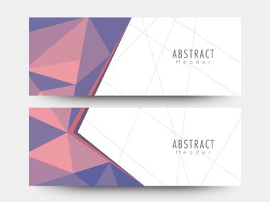 Soyut Web sitesi başlık veya afiş ayarla.