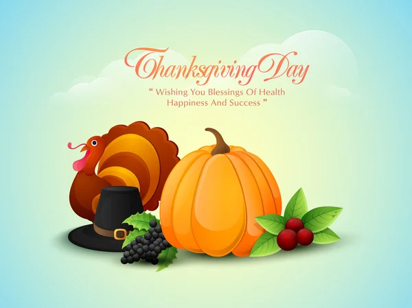 Fruits and vegetables for Thanksgiving Day celebration. — Stockvector