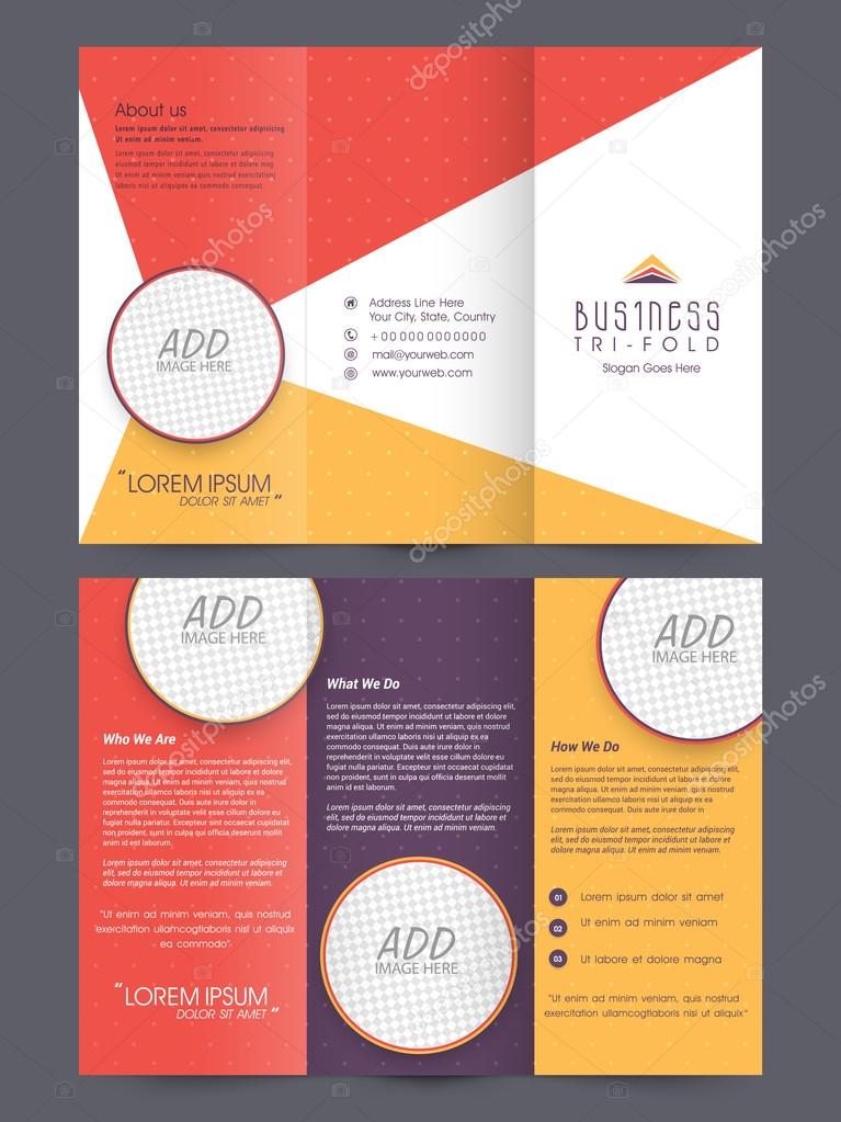 Stylish Business Trifold or Template.