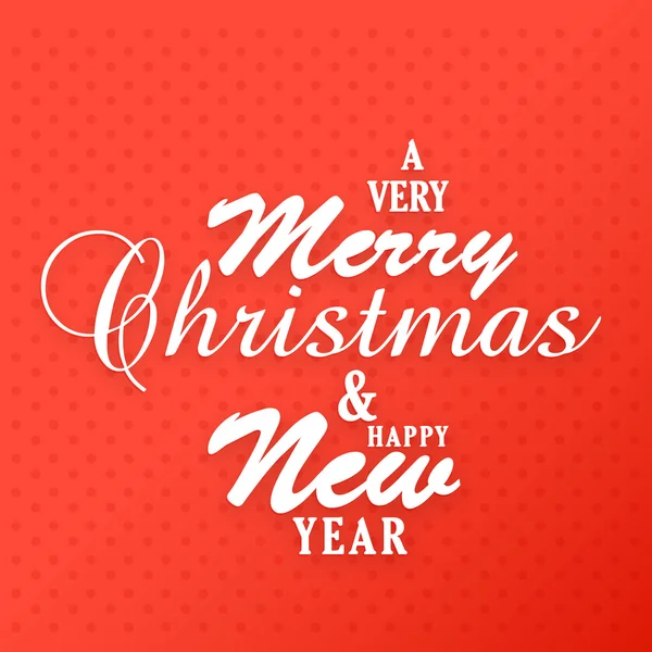 Carte de voeux pour Noël et Nouvel An. — Image vectorielle