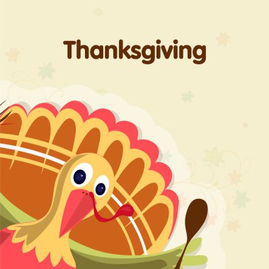 Şükran günü kutlama Türkiye kuş ile.