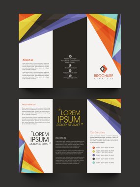 Şık iş panelli veya şablon tasarım.