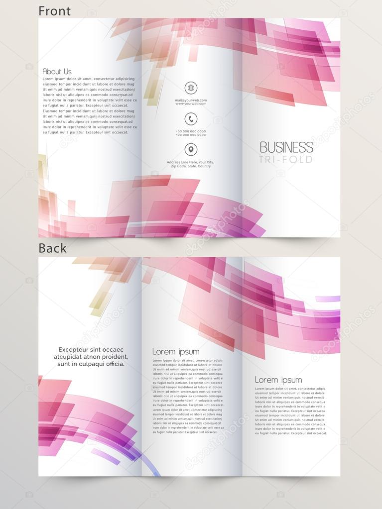 Stylish Business Trifold or Template.