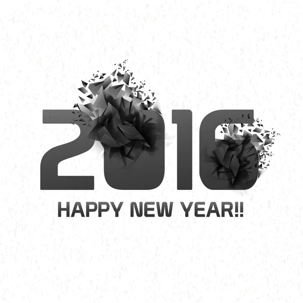 Texto abstrato elegante 2016 para Feliz Ano Novo . — Fotografia de Stock