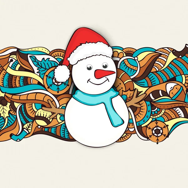 Carte de voeux pour Joyeux Noël . — Image vectorielle