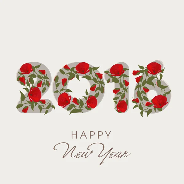 Texte élégant 2016 pour la célébration du Nouvel An . — Image vectorielle