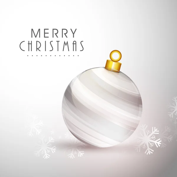 Bal de Noël pour célébrer Joyeux Noël . — Image vectorielle