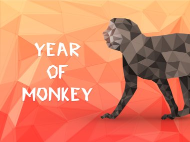 Monkey for Chinese New Year 2016 celebration.