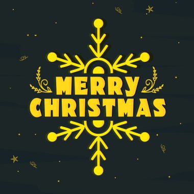 Neşeli Noel için tebrik kartı tasarımı.