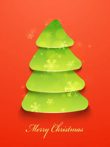 Flyer ou bannière pour célébrer Joyeux Noël . — Image vectorielle