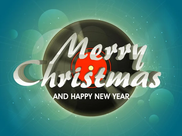 Texte élégant pour Noël et le Nouvel An . — Image vectorielle