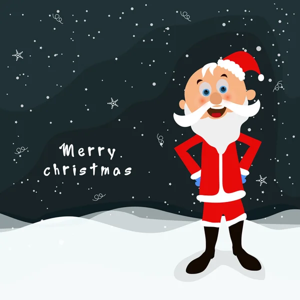 Cute Santa Claus for Merry Christmas. — Stock vektor