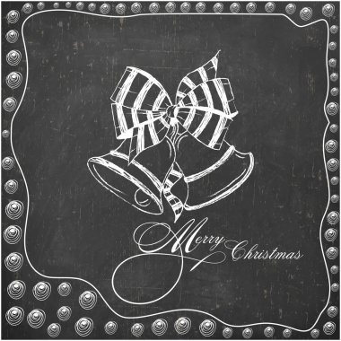 Merry Christmas kutlama için tebrik kartı.