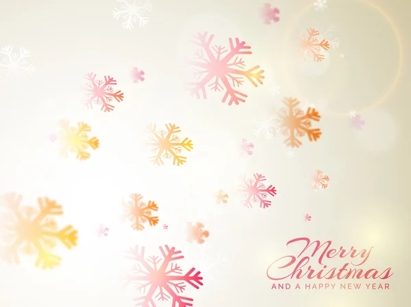 Greeting card for Christmas New Year celebration. — ストックベクタ