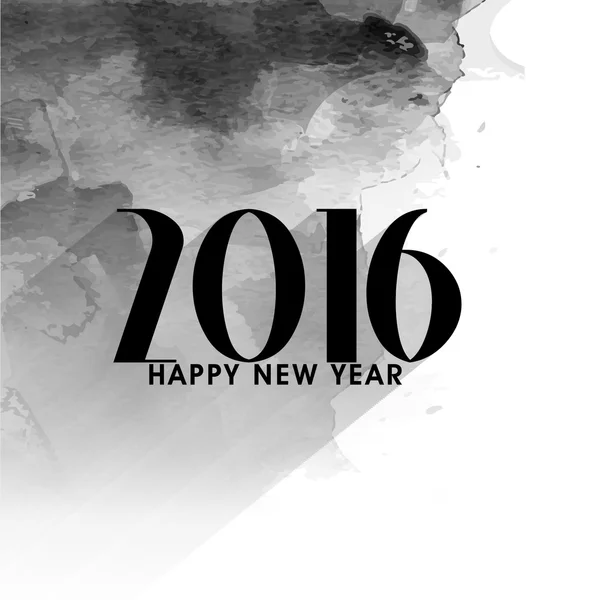 Cartão de felicitações para o Feliz Ano Novo 2016 . — Vetor de Stock