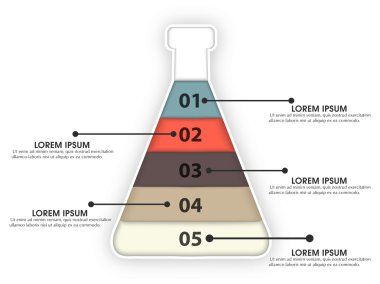 İş için Creative Infographic ögesi.