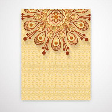 Çiçek dekore edilmiş davetiye kartları tasarımı.