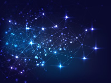 zarif mavi arka plan.