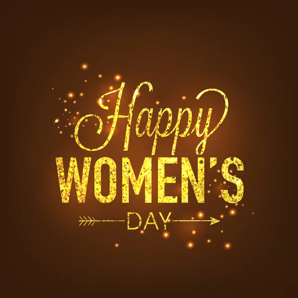 Carte de voeux pour la Journée de la femme . — Image vectorielle