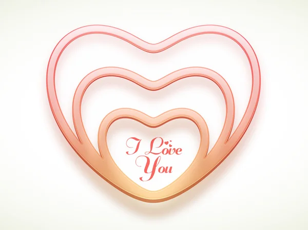 Creative heart for Valentine's Day celebration. — Stock Vector