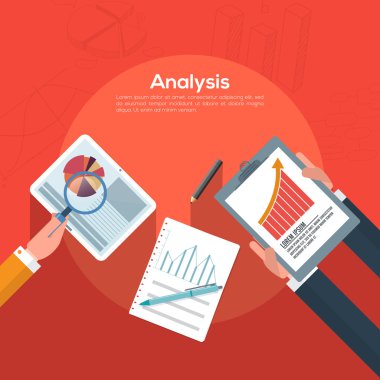 Profesyonel grafik analiz halklar.