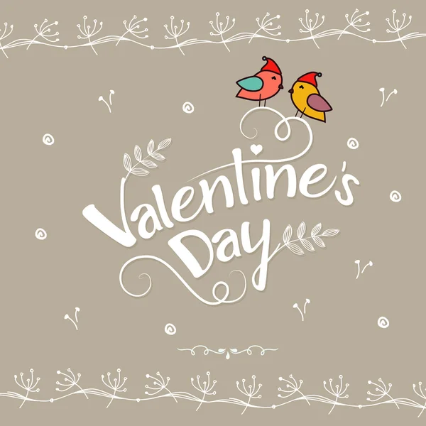 Biglietto di auguri per San Valentino . — Vettoriale Stock