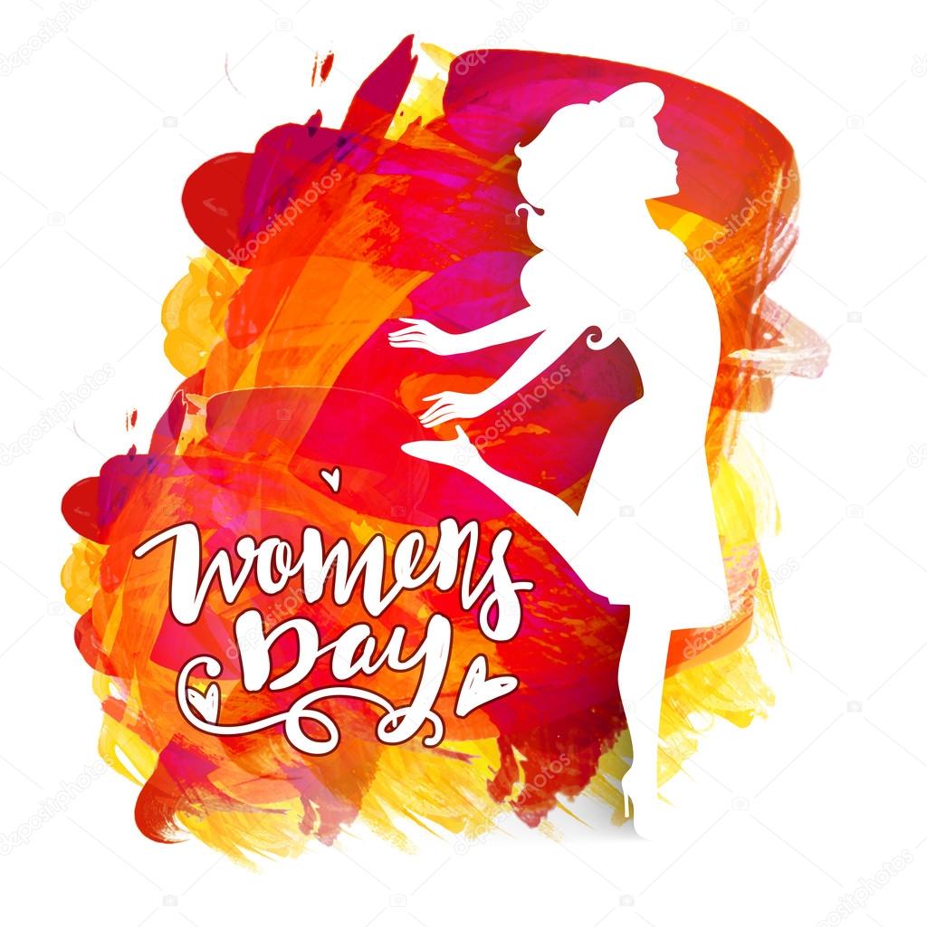 Young girl for Women's Day celebration. Stock Vector by ...