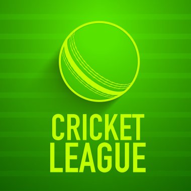 Poster, Banner or Flyer for Cricket League concept.