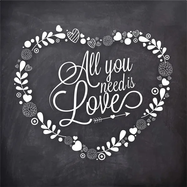 Stylish text for Valentine's Day celebration. — Stock Vector