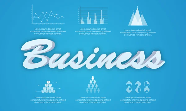 Бизнес-инфографика . — стоковый вектор