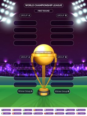 Cricket Match Schedule for Championship League.