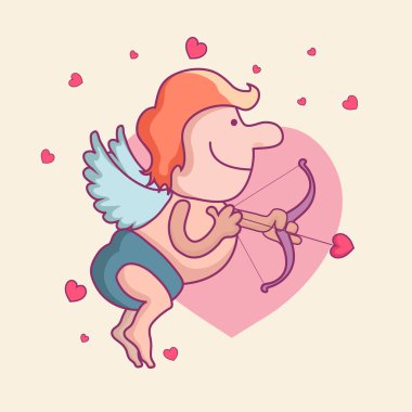 Cupid for Valentine's Day celebration.