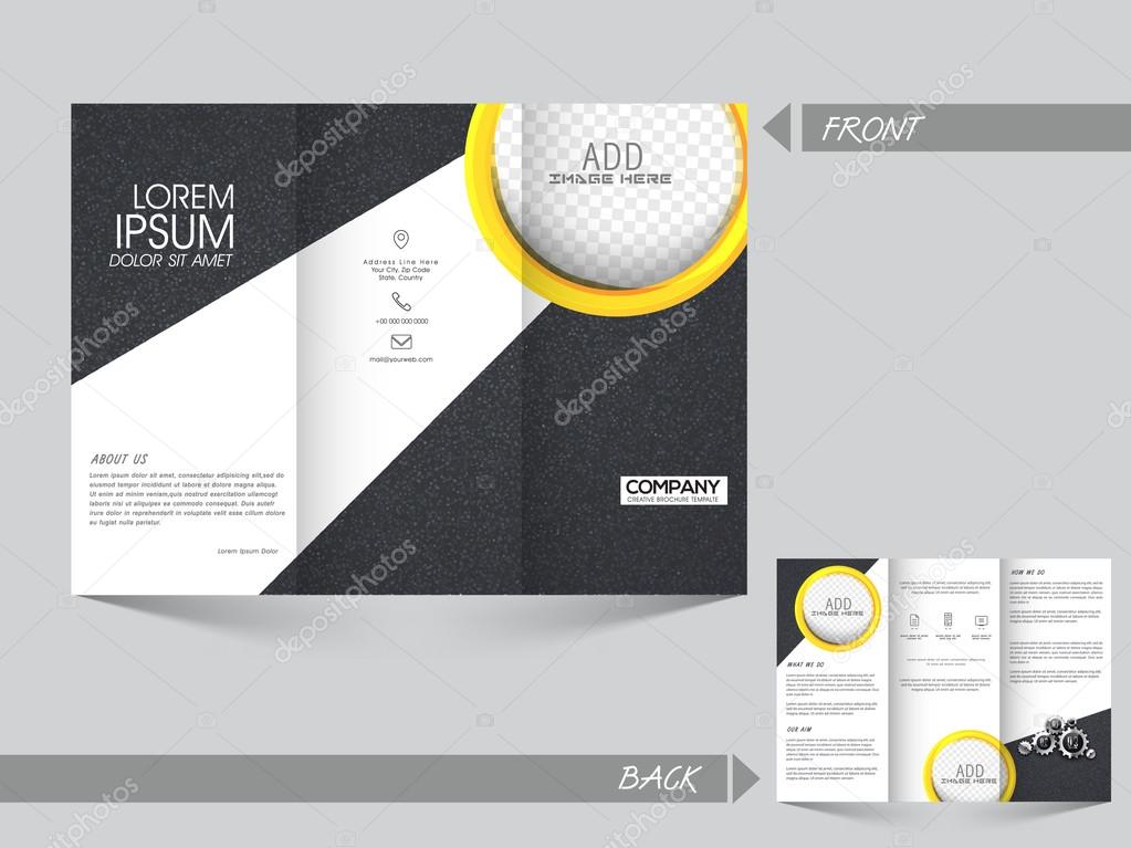 Two page Trifold Brochure, Template or Flyer design.