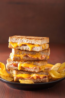 ızgara peynir ve pastırma sandviç