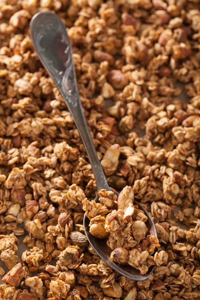 Fondo de granola sana casero — Foto de Stock
