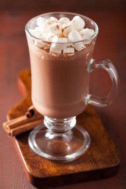 mini lokum tarçın kış içki ile sıcak çikolata