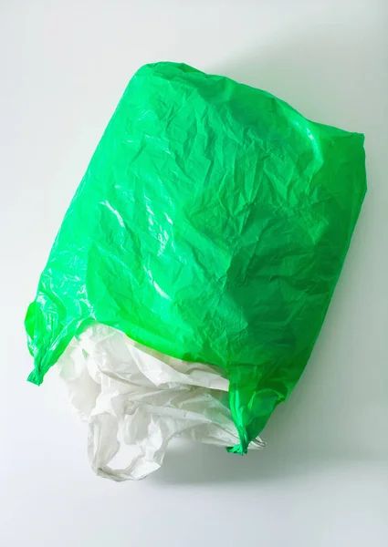 Sac Plastique Jetable Déchets Recyclage Problèmes Environnementaux — Photo