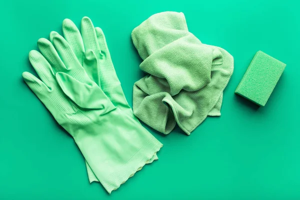 cleaning products household sponge glove cloth