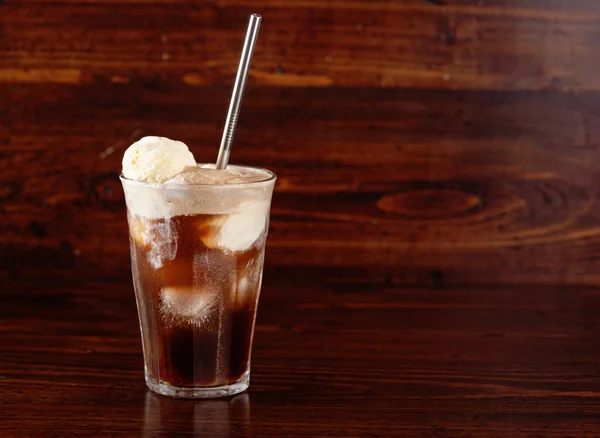 Gelato Americano Galleggiante Con Cola — Foto Stock