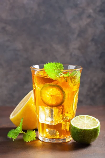 Ice Tea Lemon Mint Stock Picture