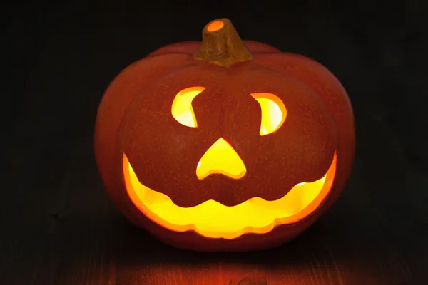 Halloween jack o lykta pumpa — Stockfoto